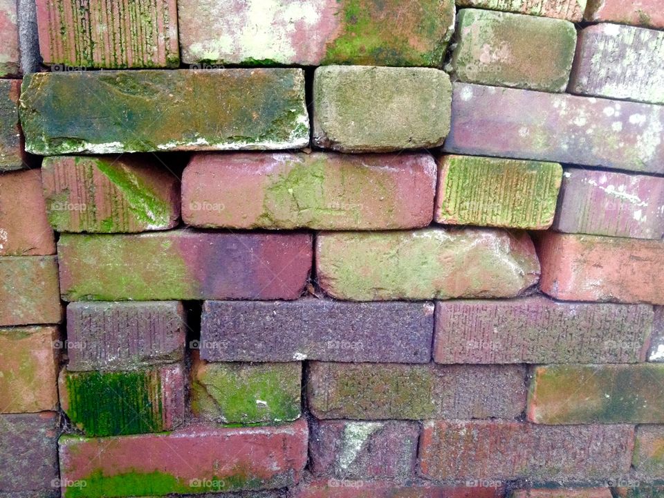 Neglected aged bricks