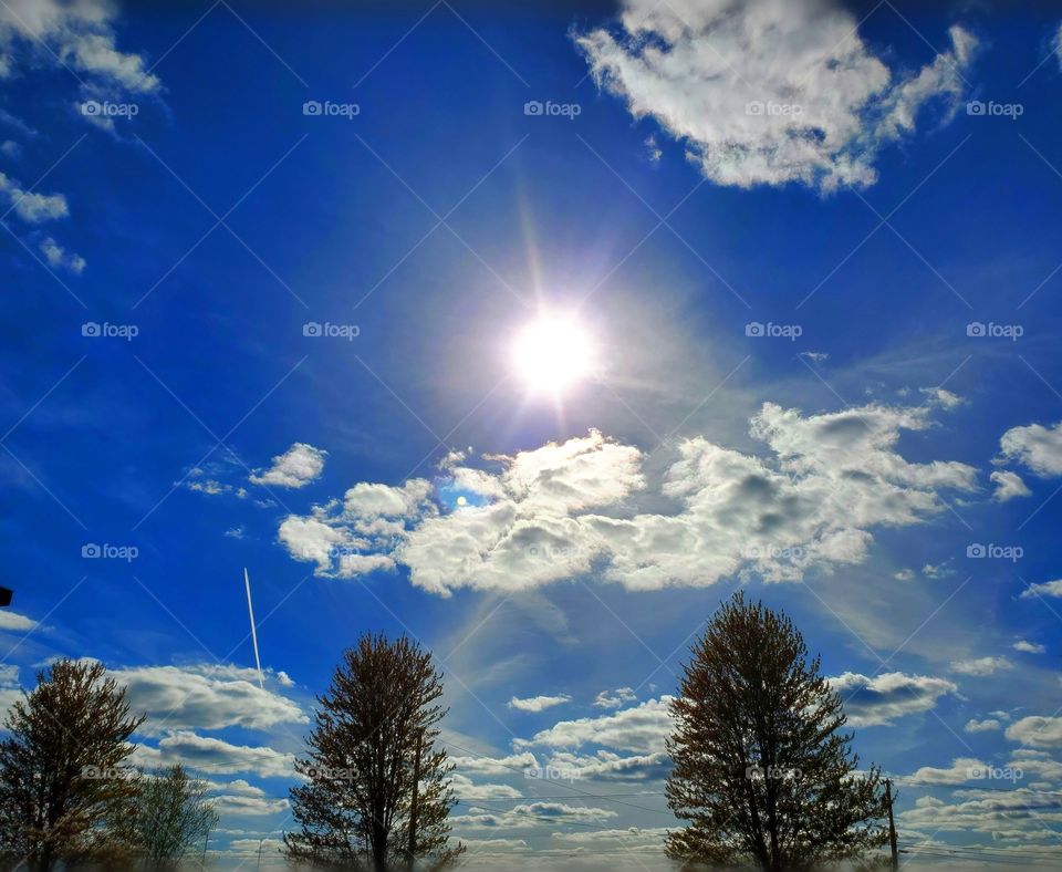 The view I look up to as I leave work to start my weekend.  Mother nature sure is beautiful.