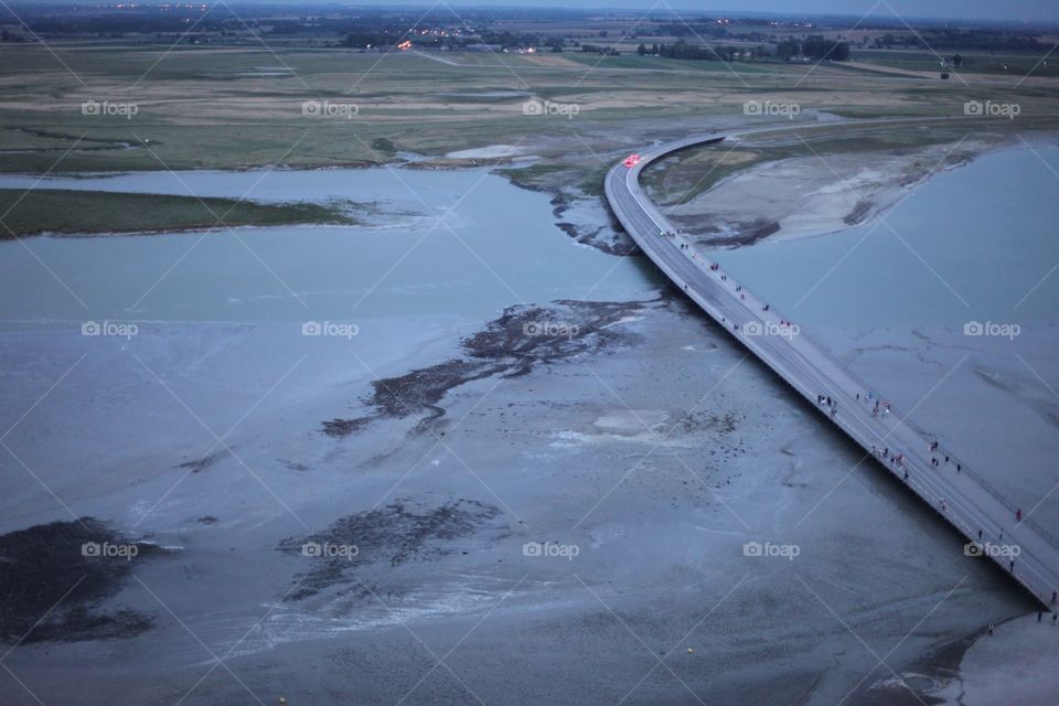 View from Mont Saint Michel
