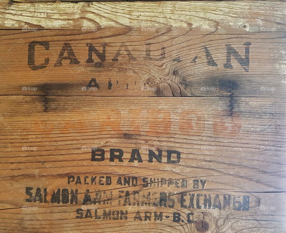 Old Wood Crate