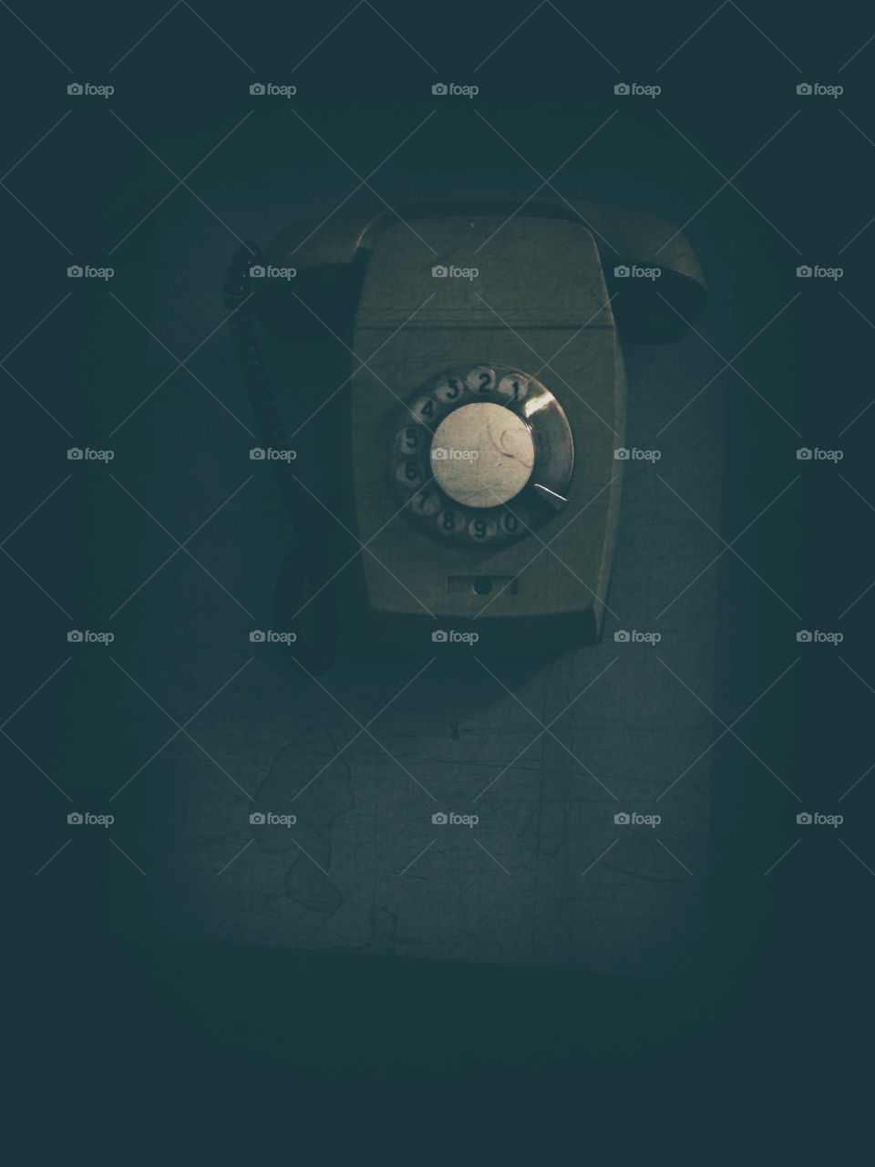 Vintage USSR phone backdrop