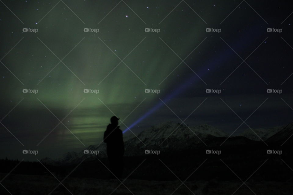 Aurora. Alaska Northern Lights