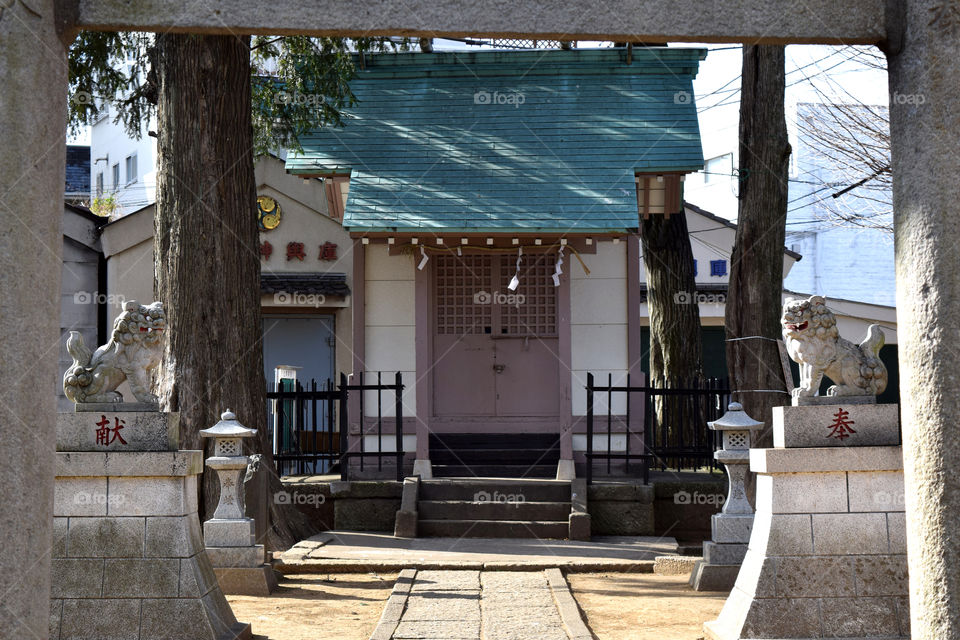 A small shrine in nakano-ku, Tokyo (Tenso shrine)
