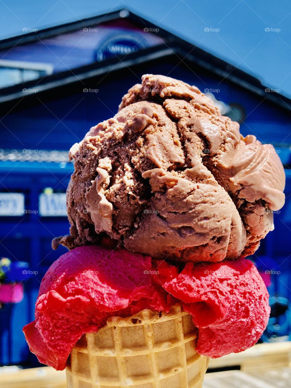 Fisherman’s Wharf Vibrant Colourful Delightful Yummy Island Farm’s Ice Cream 