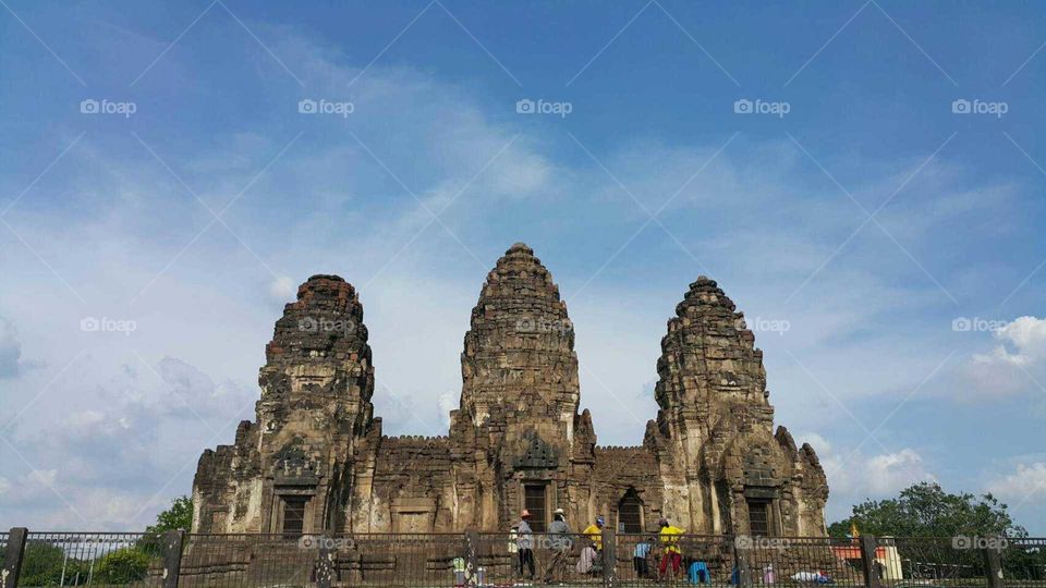 Monkey temple in Thailand