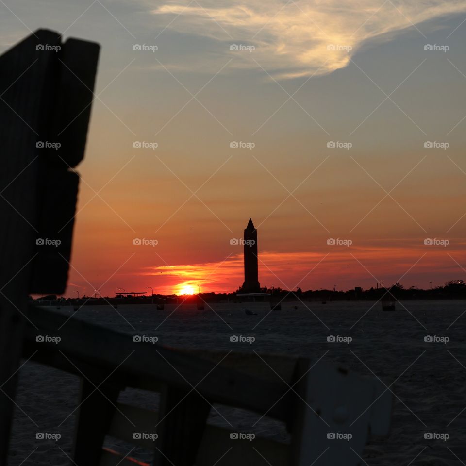 Sunset at Jones Beach