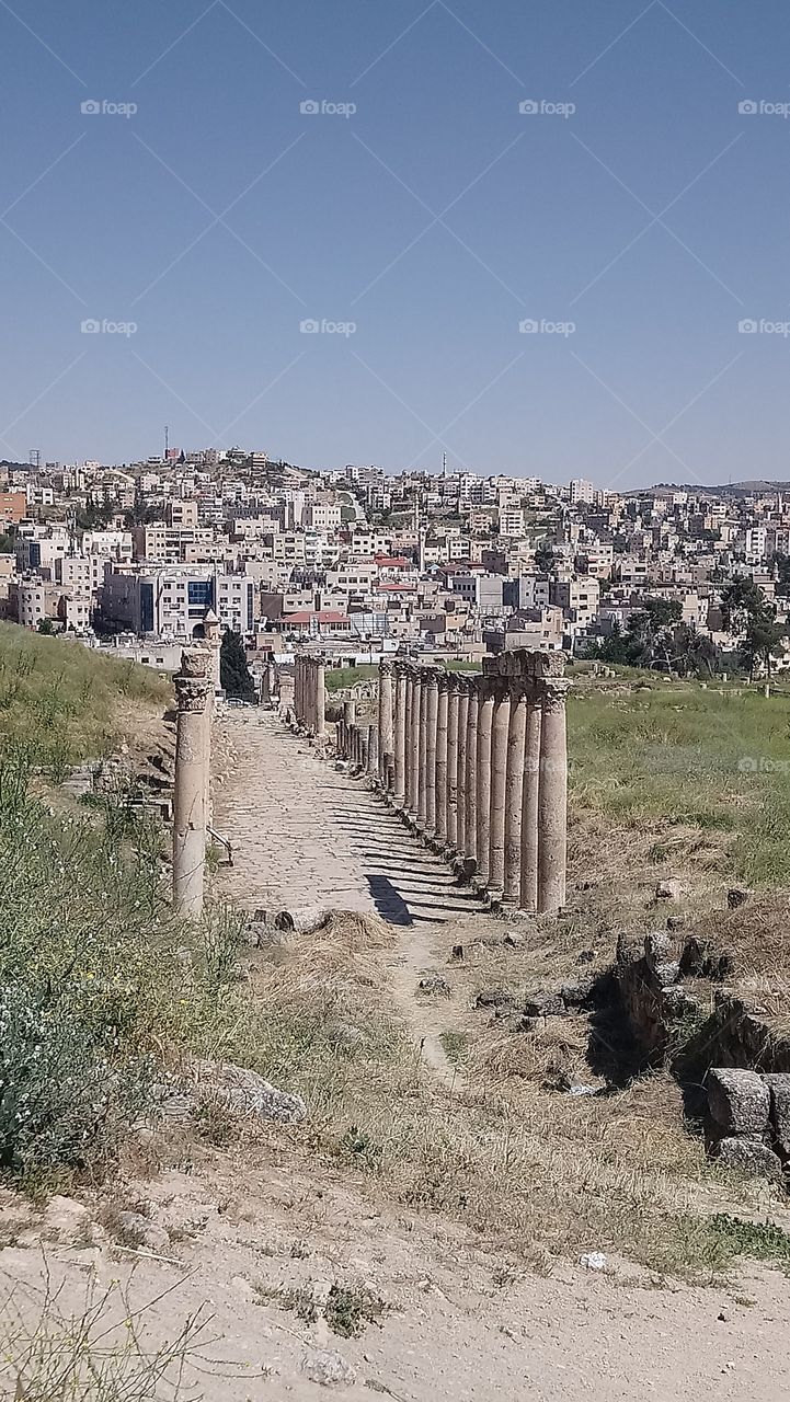 Ancient ruins in Jordan