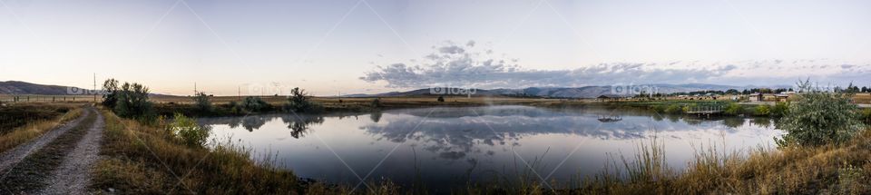 Lucky Pond panorama