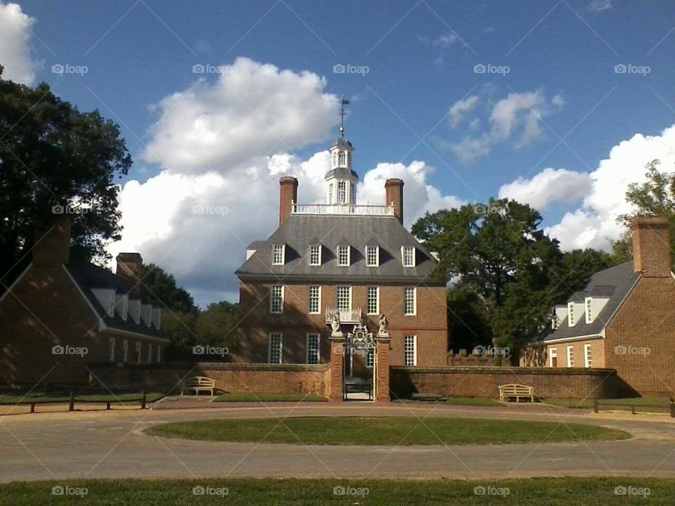 Governor's Palace. Colonial Williamsburg, Virginia