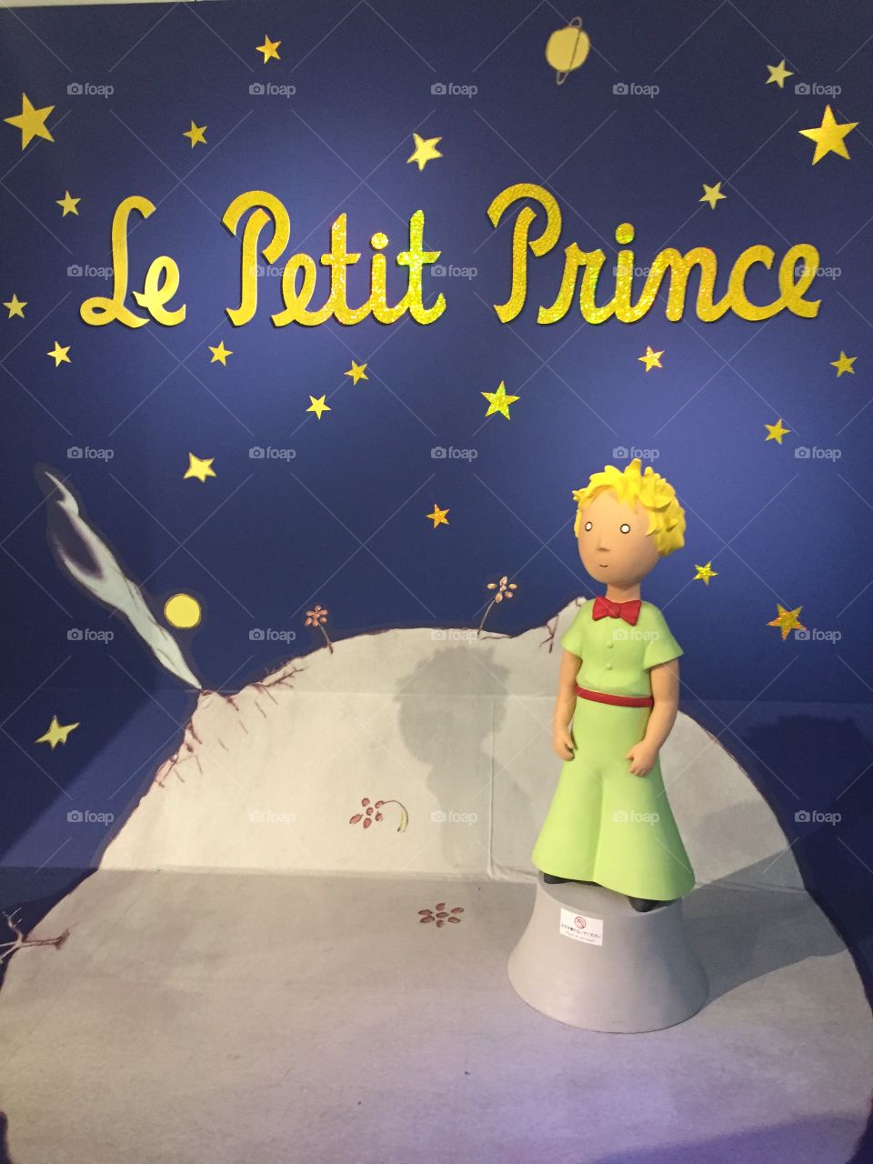 A life size statue of The Little Prince