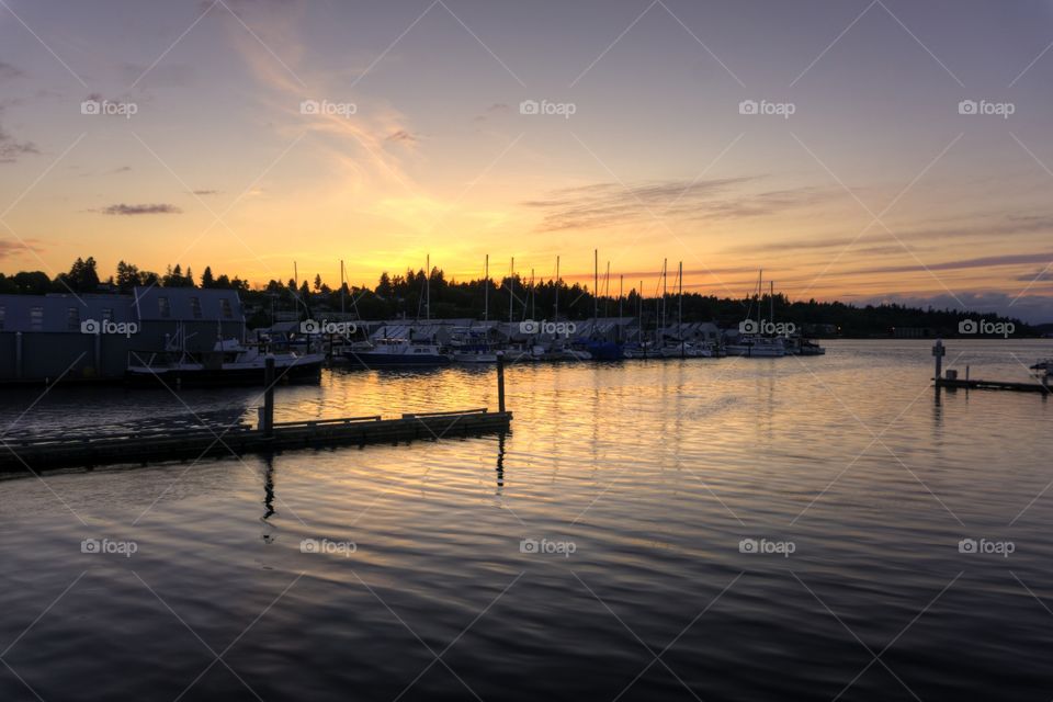 Sunset. Took this at the marina just as the sun was setting