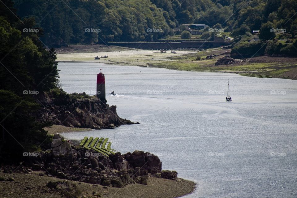 view of the port from the harbor
