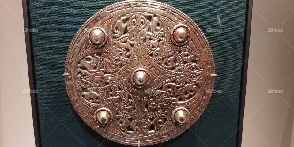 intricate medieval broach