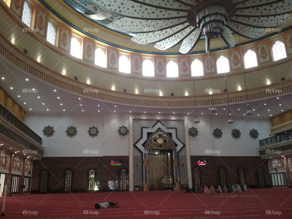 In the mosque
