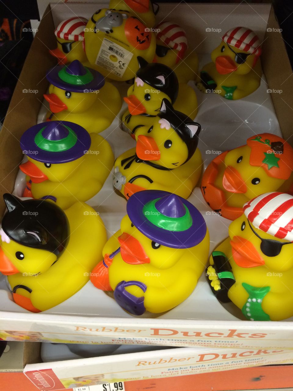 Halloween Duckies. A set of rubber duckies ready for Halloween