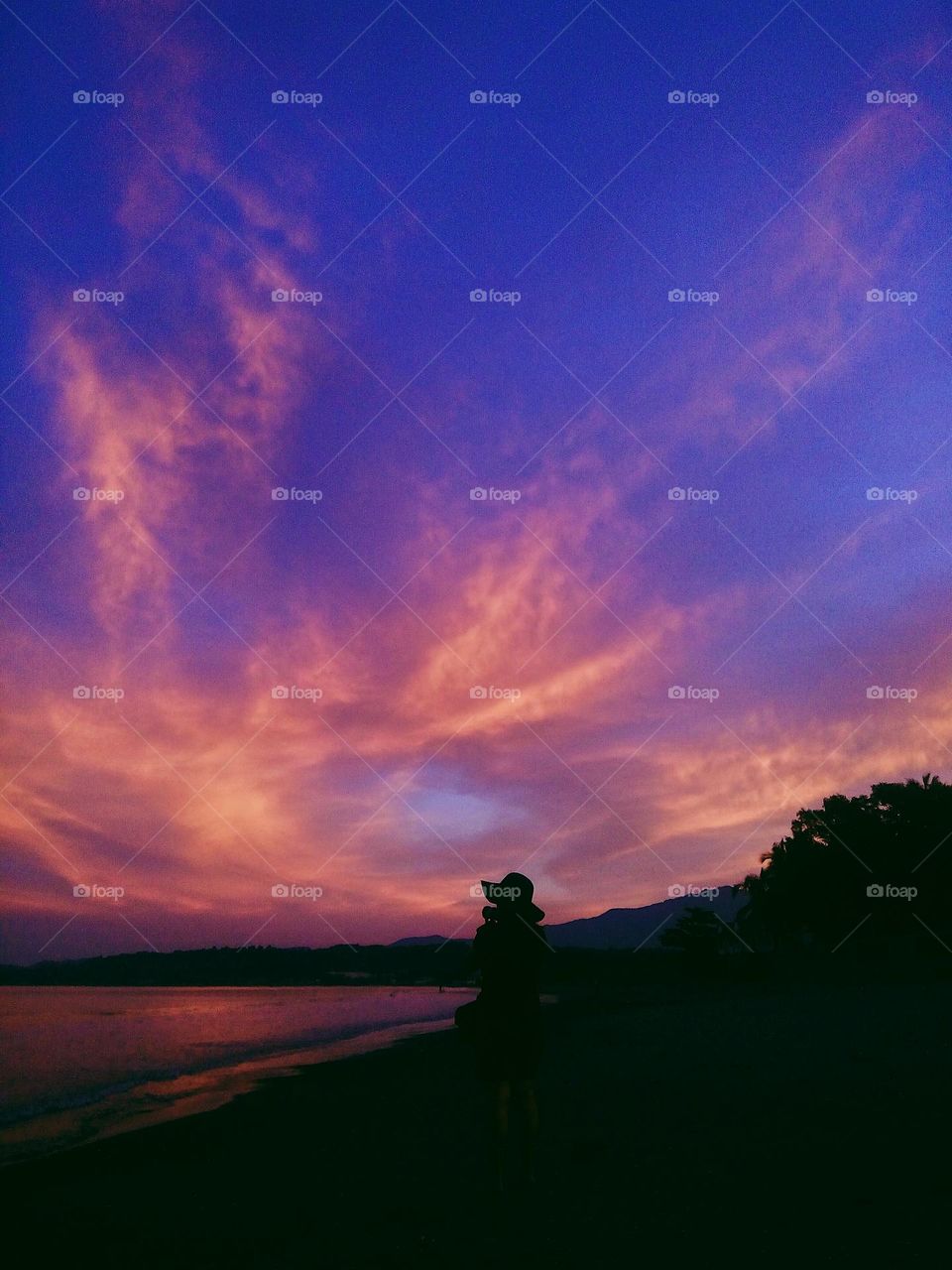 The clouds and sky while chasing the sunrise