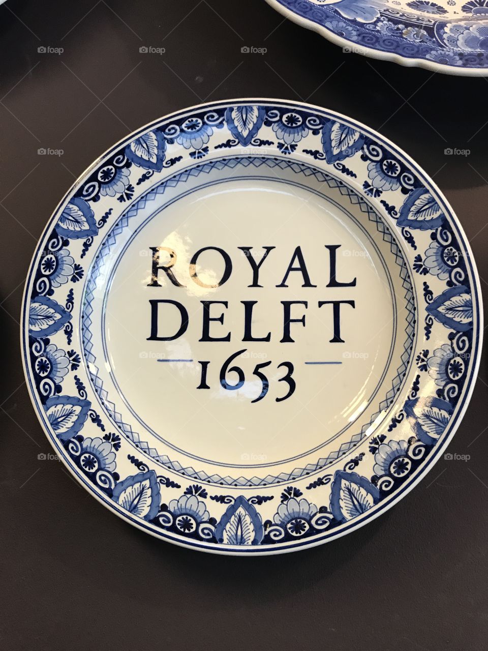 Royal Delft
China
Blue
Factory 
Dish
