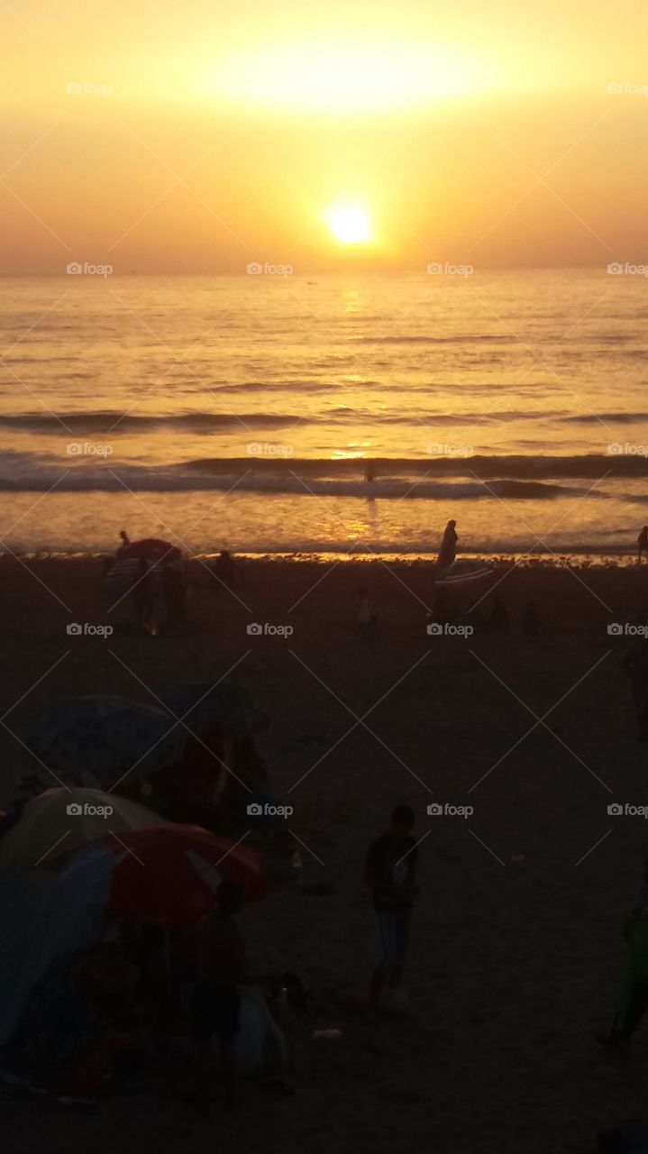 a beach in IFNI city,Morocco
