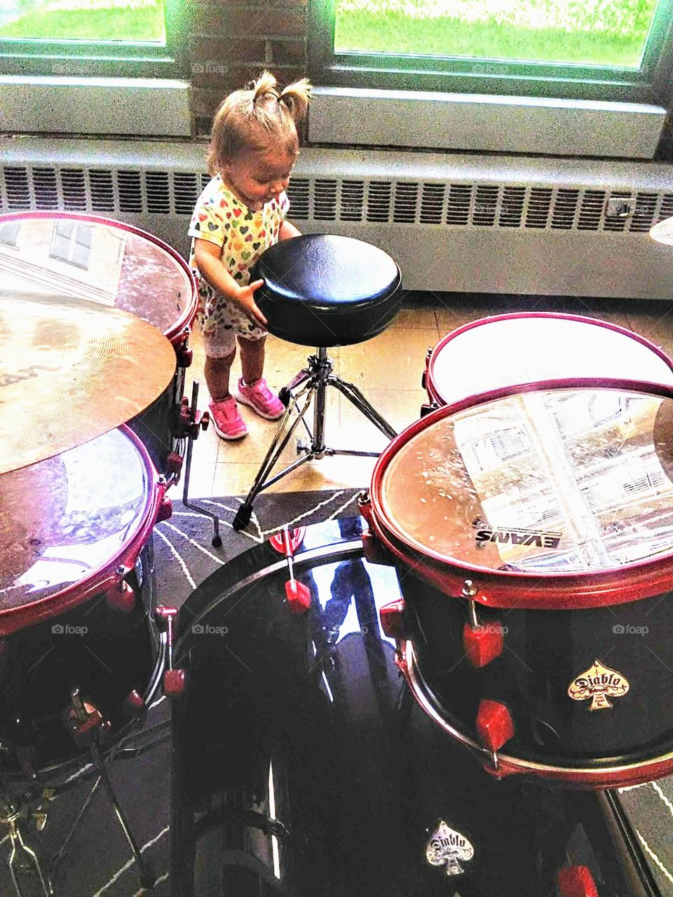 Child with Drums