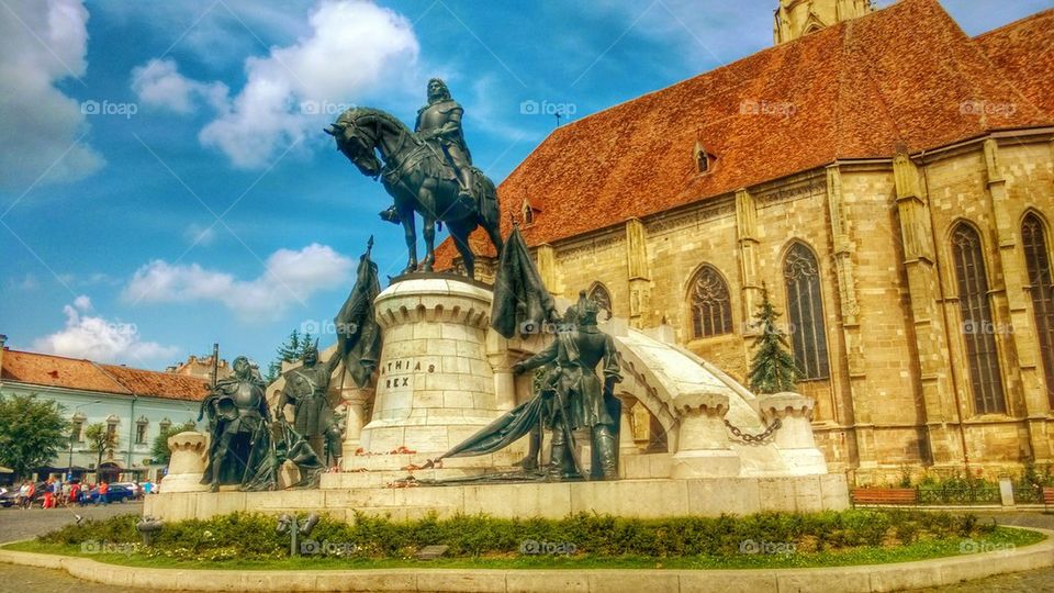 matei, raven, Matthew, Matthew, statue, king, Hungary, 