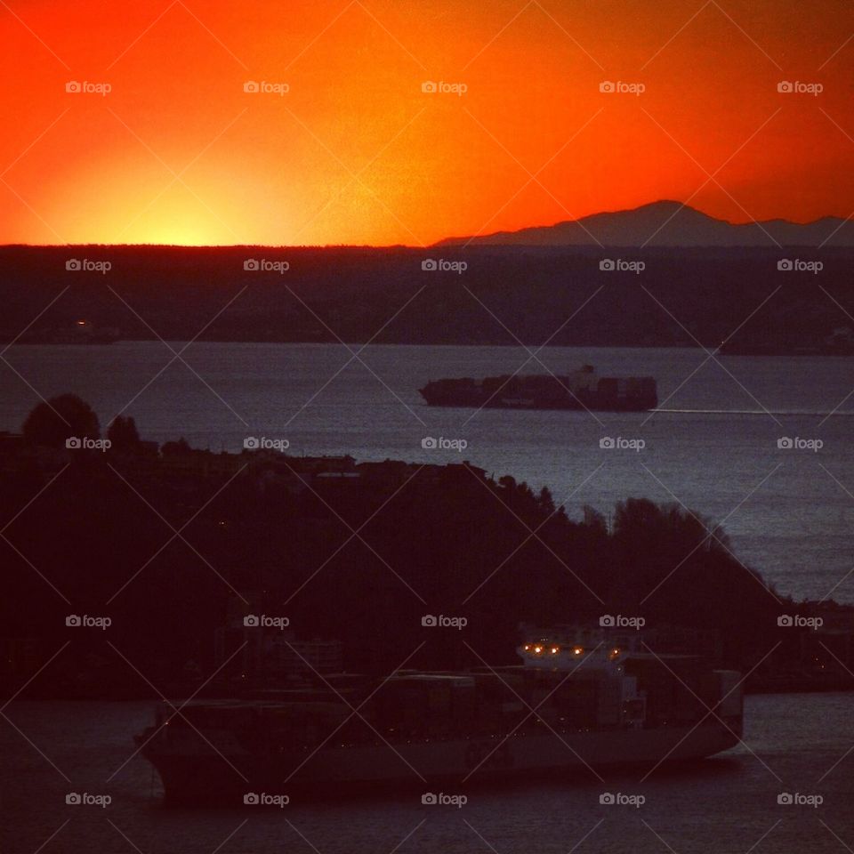 Seattle Sunset 12