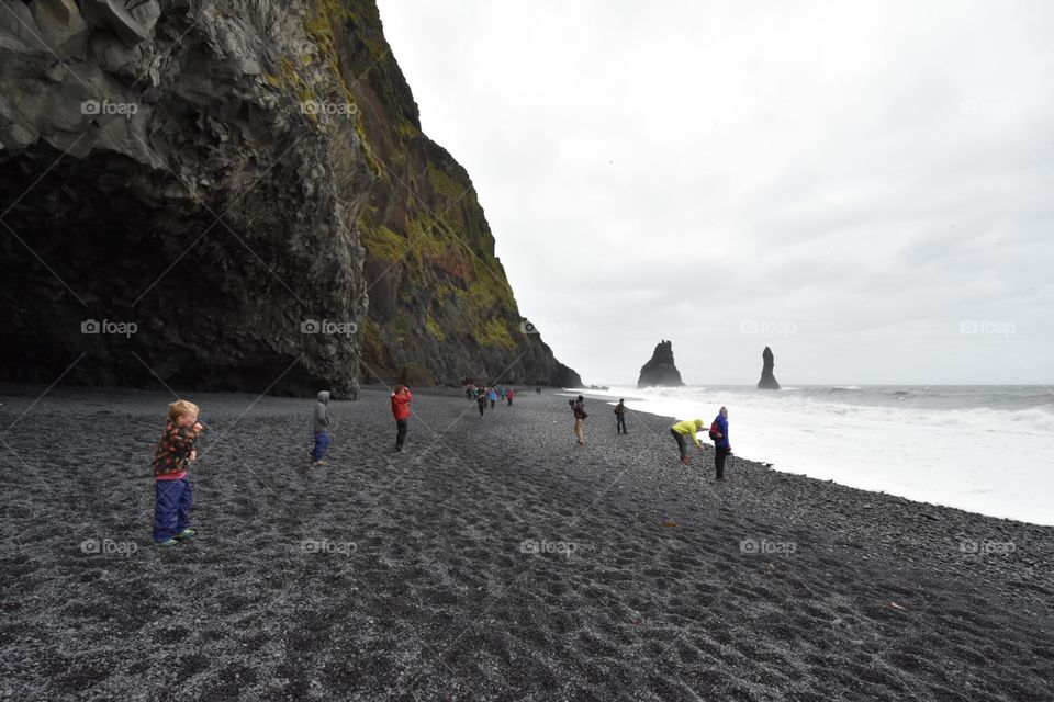 Water, Beach, Seashore, People, Sea