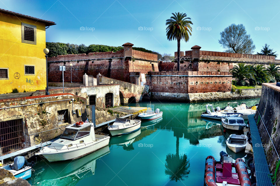 Canales y Fortezza Nuova. Canales y Fortezza Nuova (Livorno - Italy)