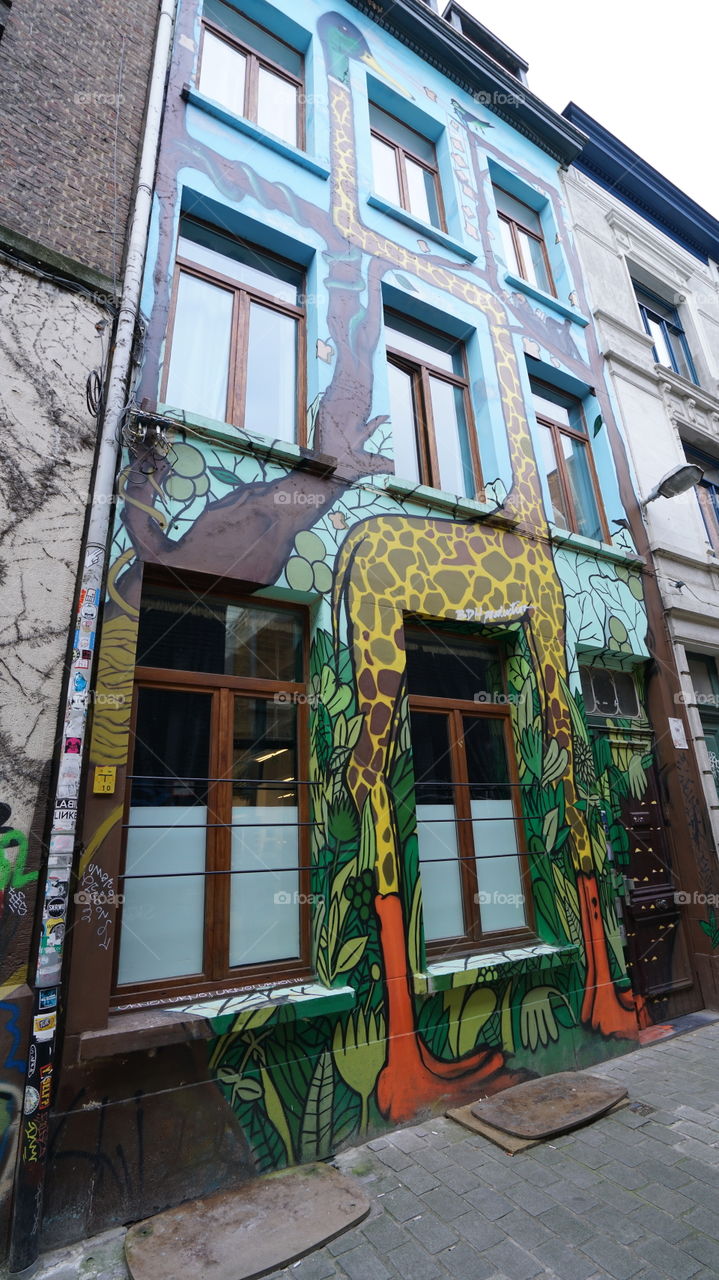 Street art in Antwerp 