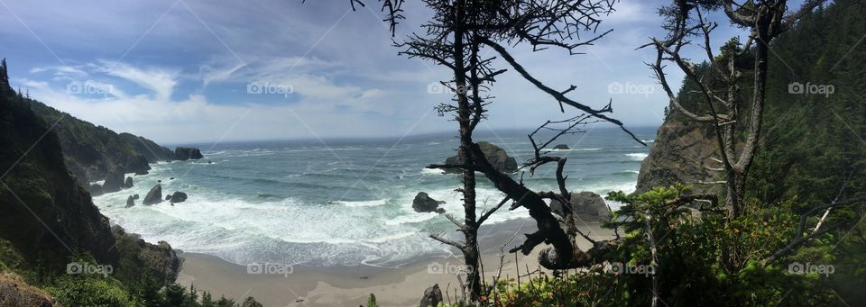 Oregon coast line 