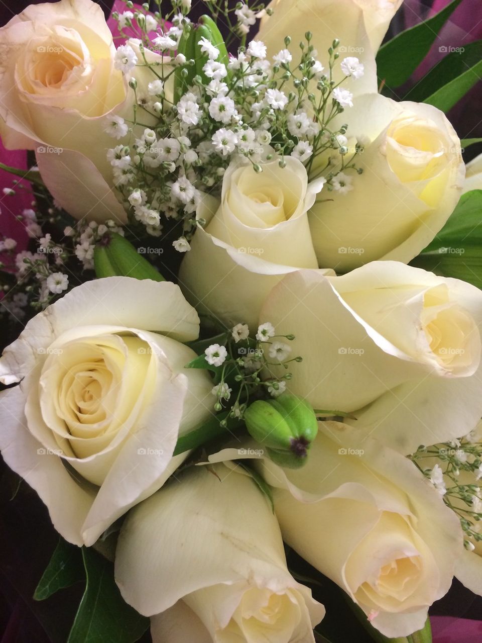 White Bouquet of Flowers