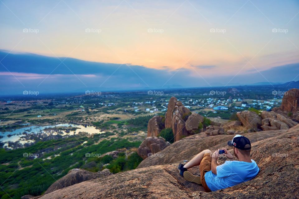 Nature Scenery - Sun set view 