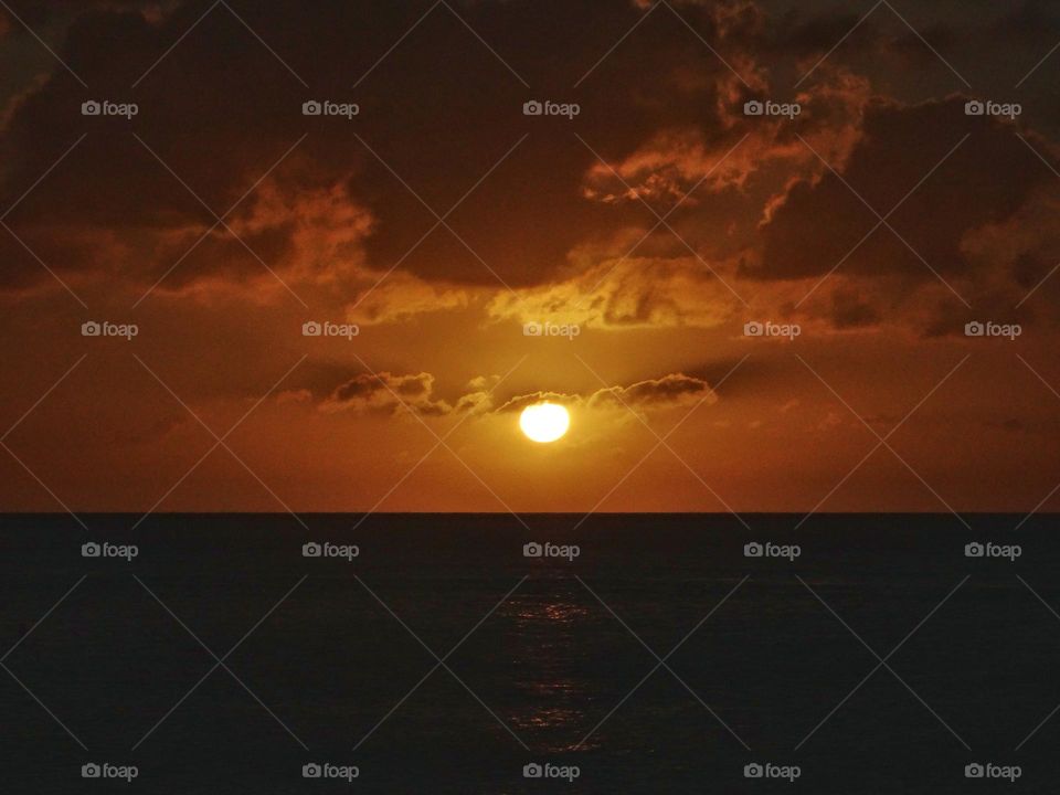 Sunset at Eagle beach