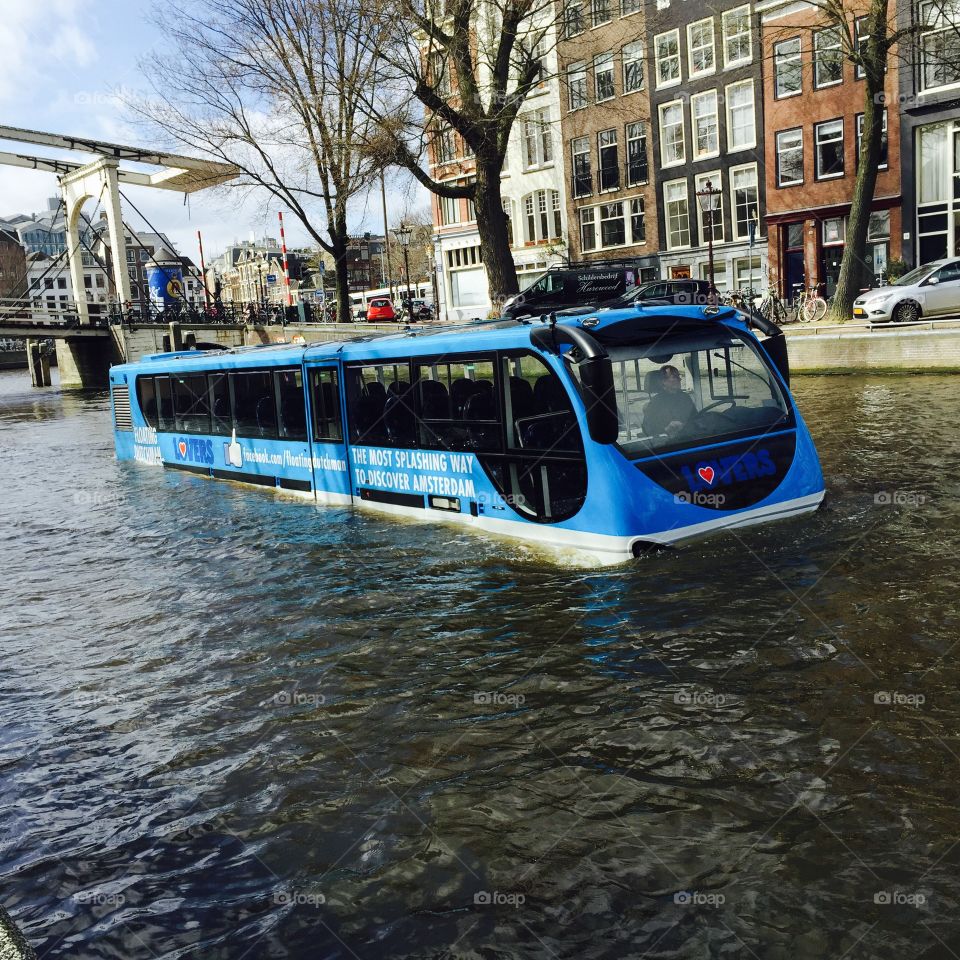 Waterbus in Amsterdam