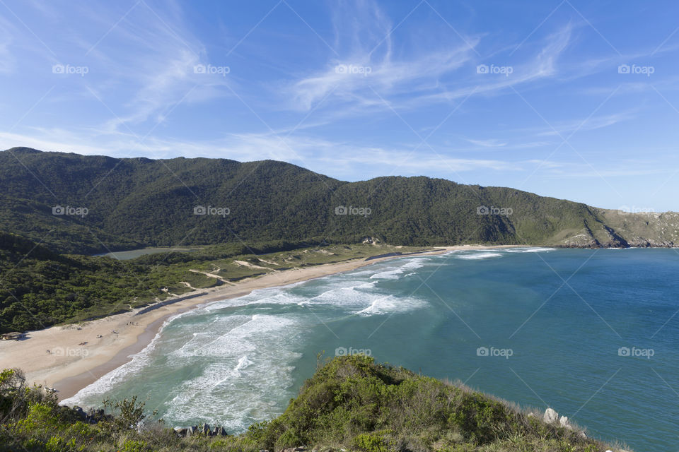 Lagoinha do leste Beach in Florianopolis Santa Catarina Brasil.