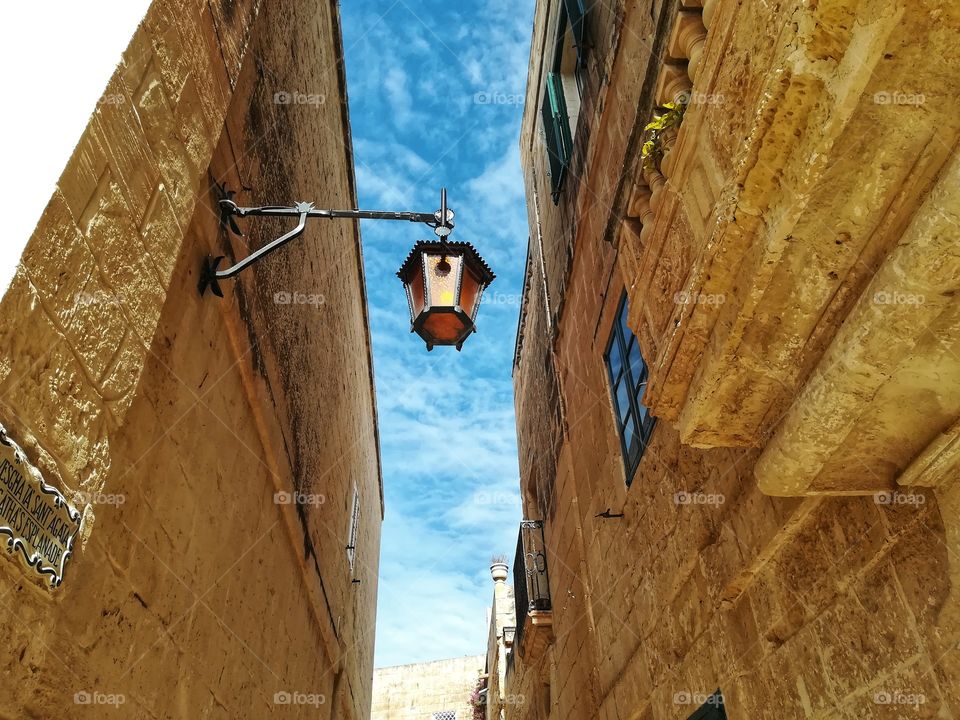 Ancient palaces of Mdina in Malta