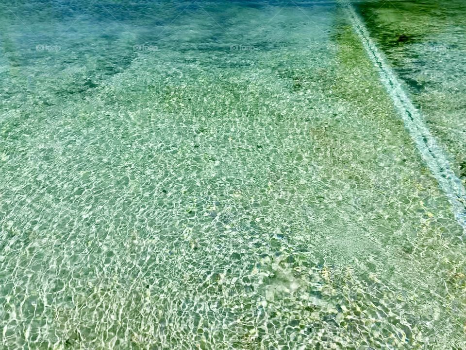 Water surface of fountain 