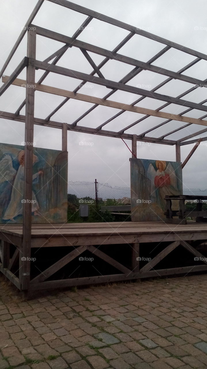 Opera concert in Vybrg's castle.