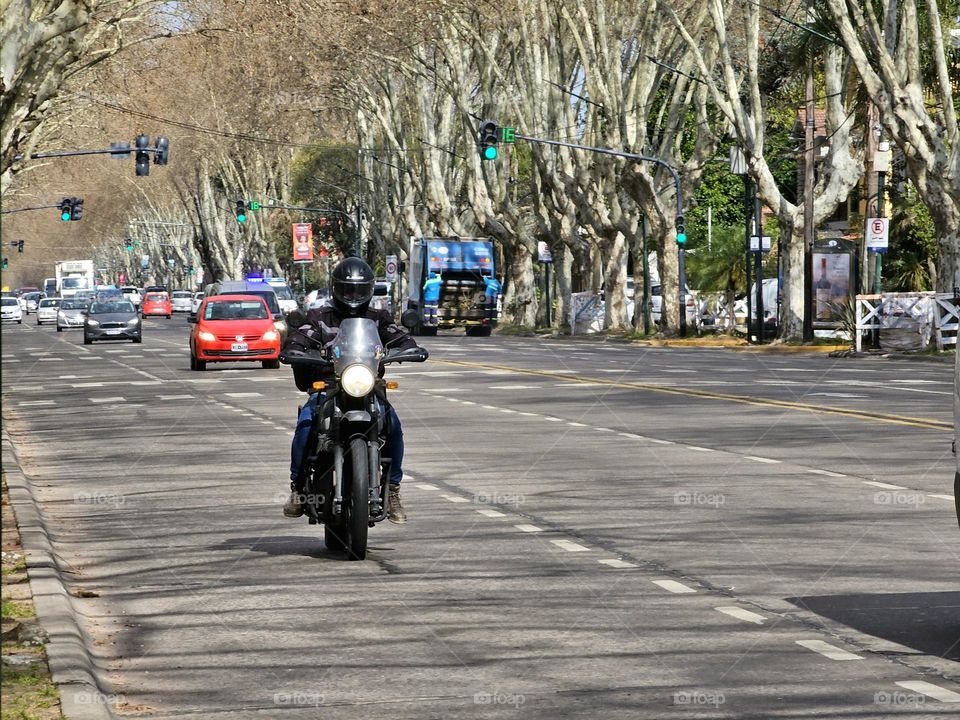 The motorbike takes you everywhere you want to go, be it in the city or elsewhere.