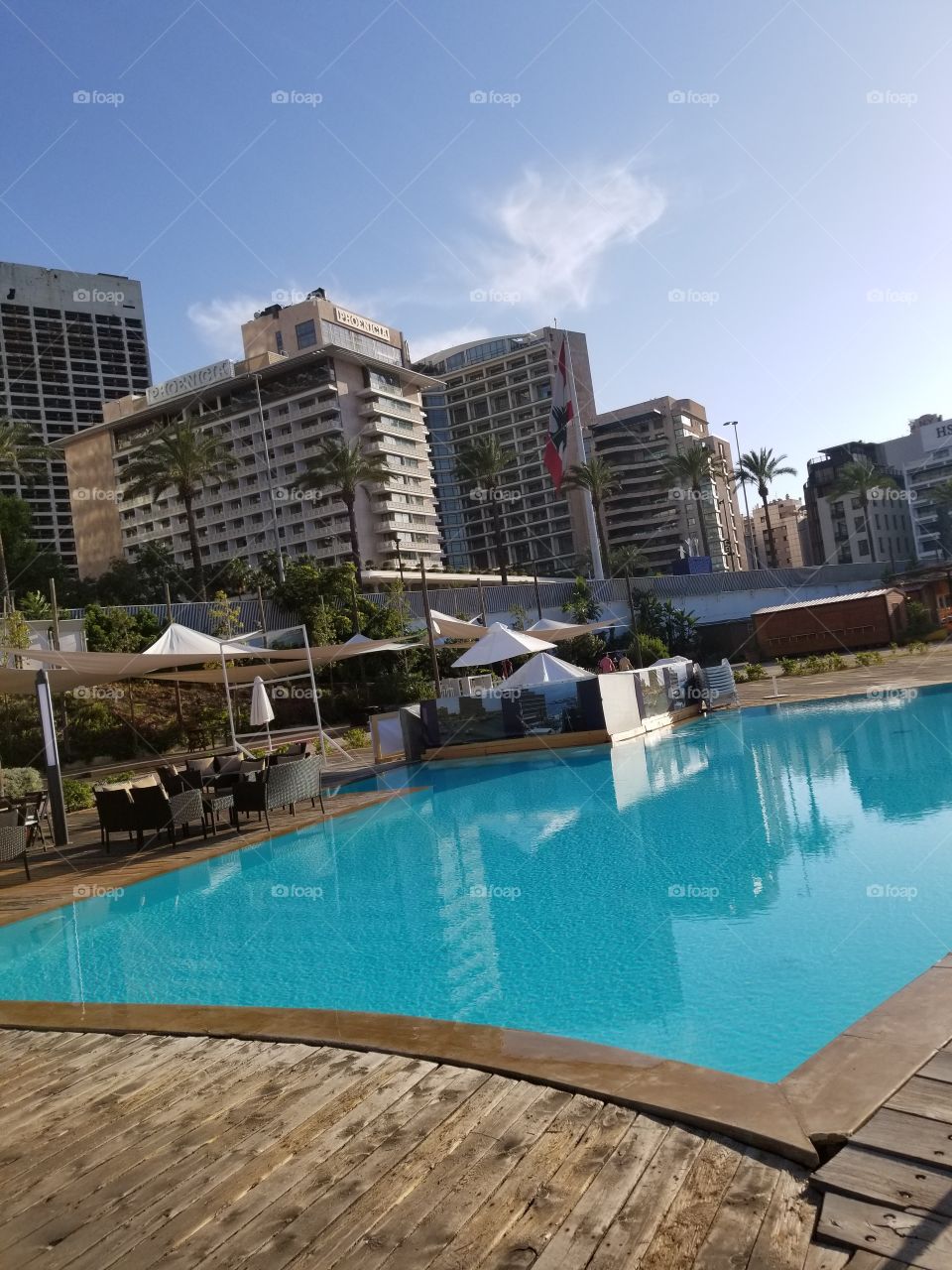 Pool in the city, in the middle heart of Town Beirut! The city that rose back from the ashes like a phoenix . Urban living at its finest. Live Live Lebanon