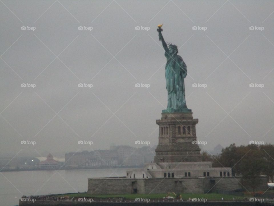 Statue of Liberty from cruise ship 