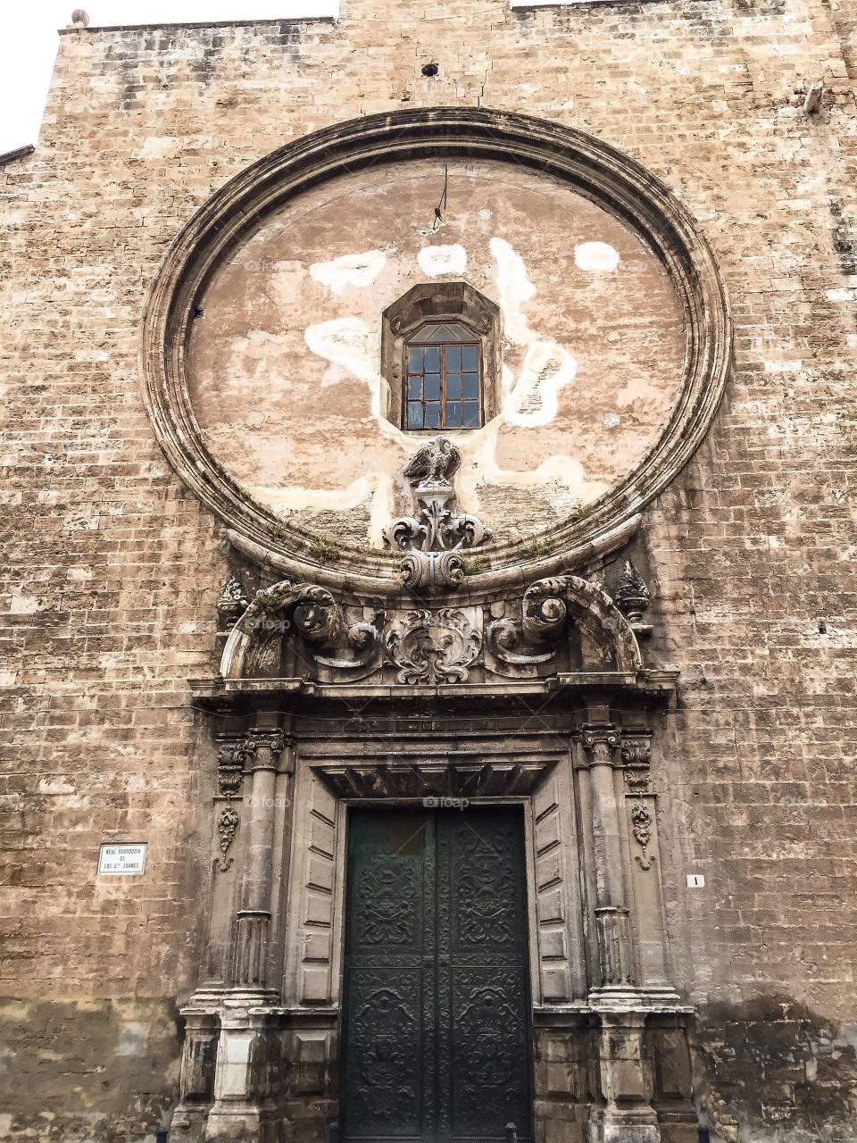 Parroquia Santos Juanes. Fachada Principal, "O de Sant Joan", Real Parroquia de los Santos Juanes (Valencia - Spain)