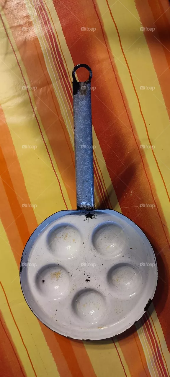 Old omelette pan