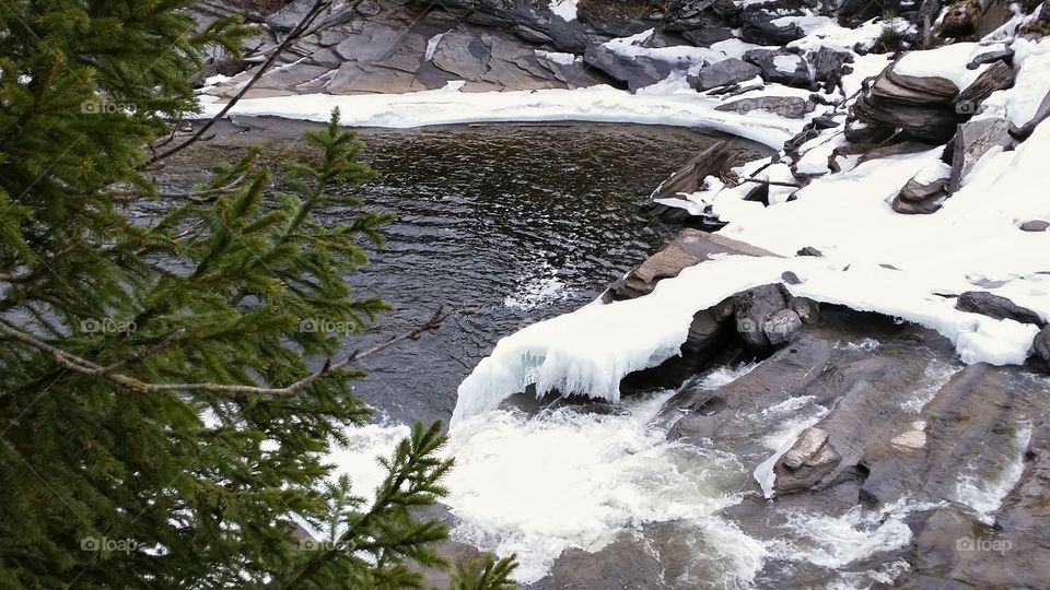 Springtime!. Spring at the waterfall! 