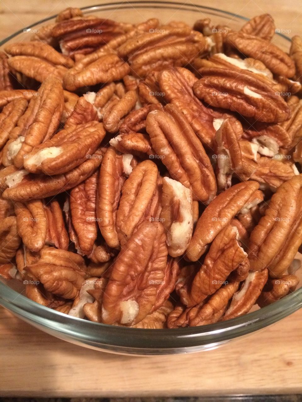 Shelled pecans