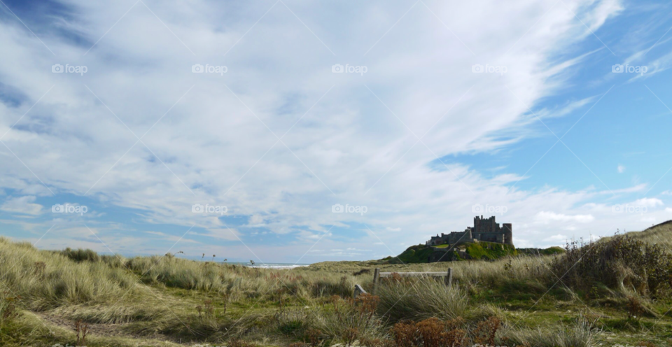 view castle peaceful bench by ianbeattie