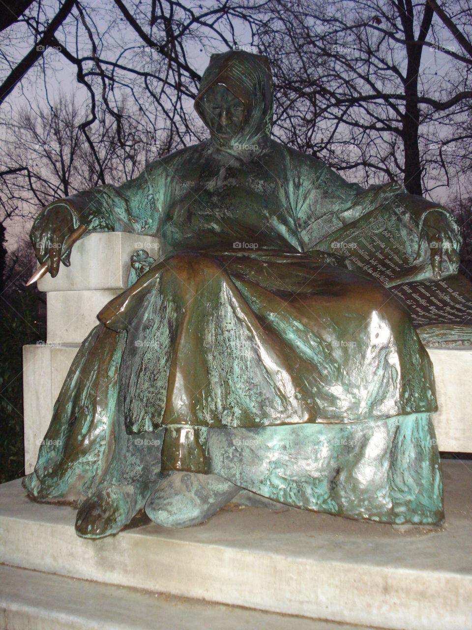 Anonymous Statue in Budapest