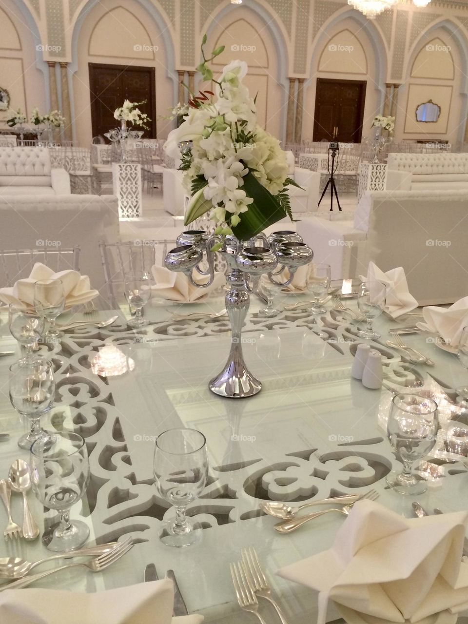 Wedding table is ready for the feast