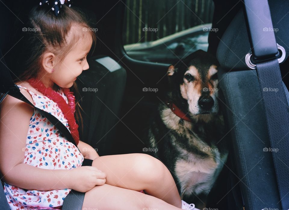 Dog, Cute, People, Child, One