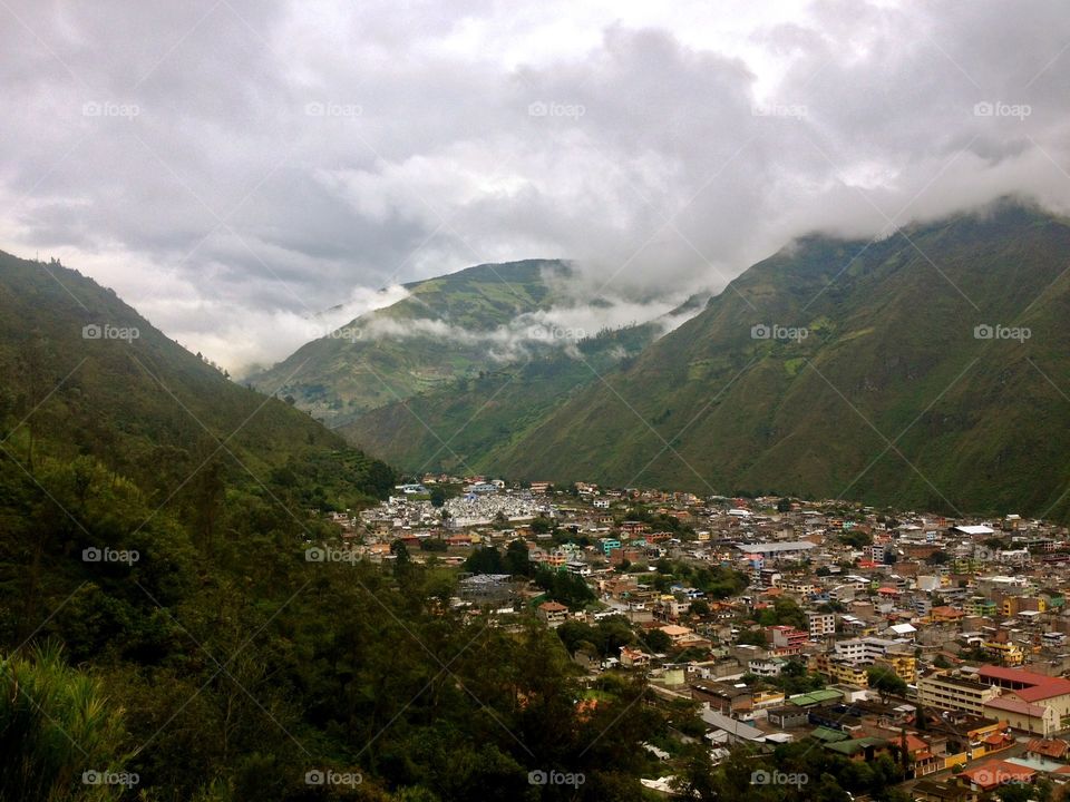 Baños, Ecuador in the Amazon Basin