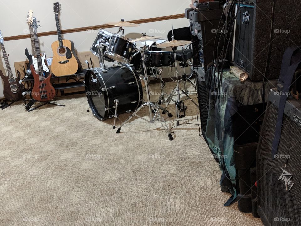 a musicians room